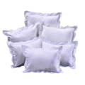 Swiss Dots Monogram Pillow