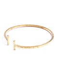 T Bar Brass Bracelet