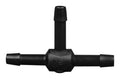 T Connector Fitting Pack, Polyethylene, 1/8" Hose Barb x 1/8" Hose Barb to 1/8" Hose Barb, 10/pk - SolventWaste.com