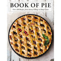 Book cover of 'Book of Pie' with a lattice-topped pie on a wooden surface