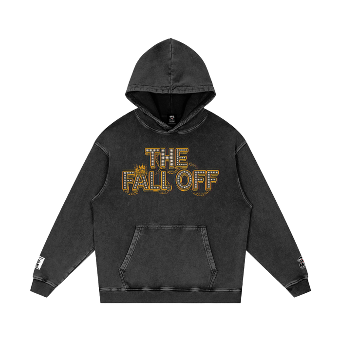 The Fall Off - Snow Washed Loose Cotton Hoodie