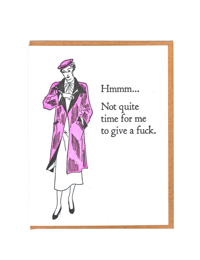 Time To Give Card