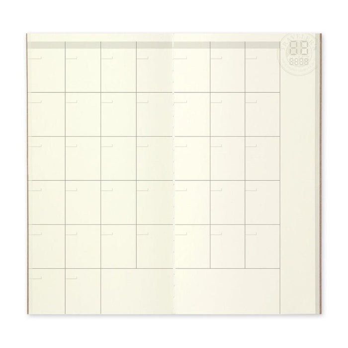 Traveler's Notebook Refill Diary Monthly - 017 Boston General Store