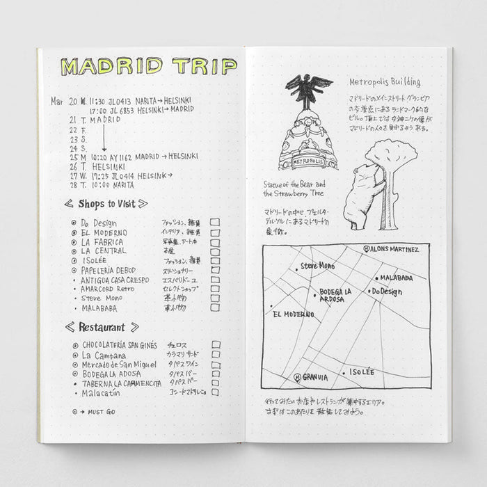 Traveler's Notebook Refill Dot Grid - 026 Boston General Store