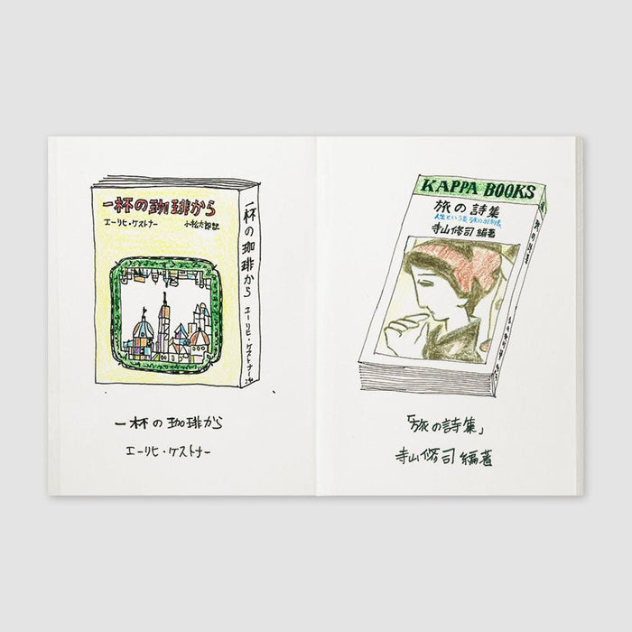 Traveler's Passport Notebook Refill Sketch Paper - P008 Boston General Store