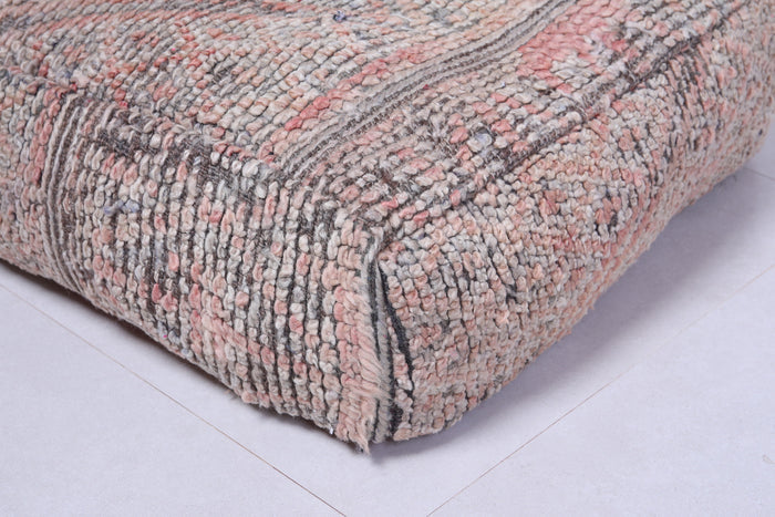 Two moroccan handmade berber rug pouf - kilim pouf