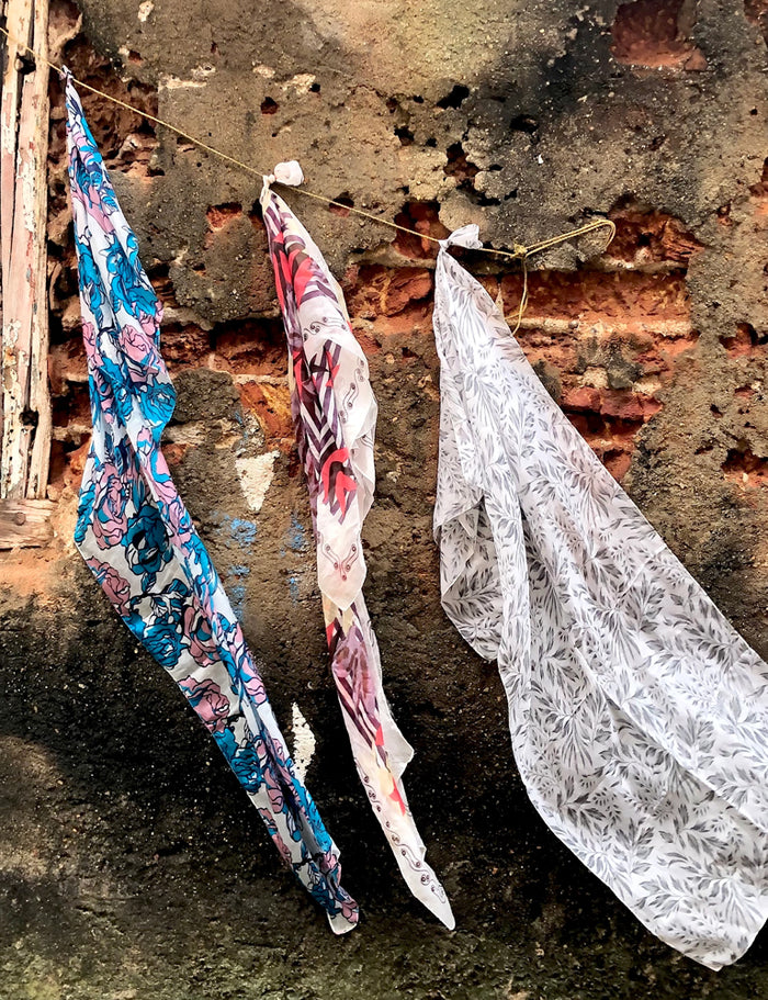 Upcycled Silk Scarf