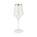 Vietri Contessa Gold Water Glass
