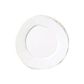 Vietri Lastra White Salad Plate