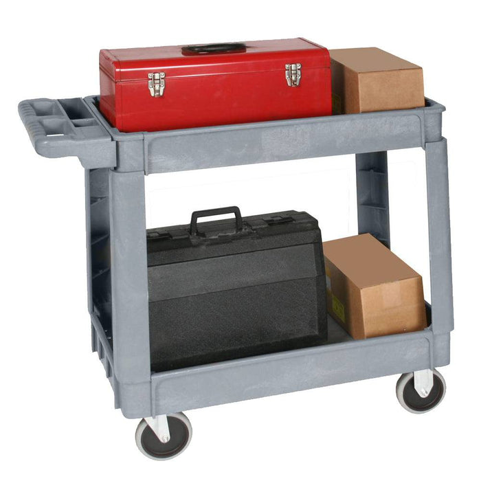 Wesco Deluxe Plastic Service Cart, 550 Lbs Capacity, 16" x 30", product view 1