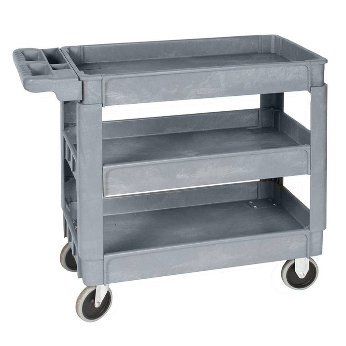 Wesco Deluxe Plastic Service Cart, 550 Lbs Capacity, 16" x 30", product view 2