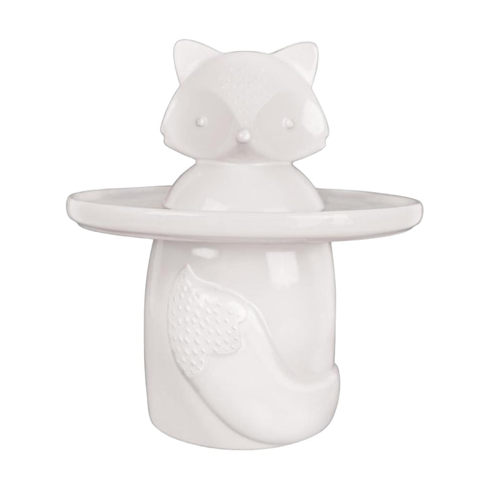 White Fox Treat Jar