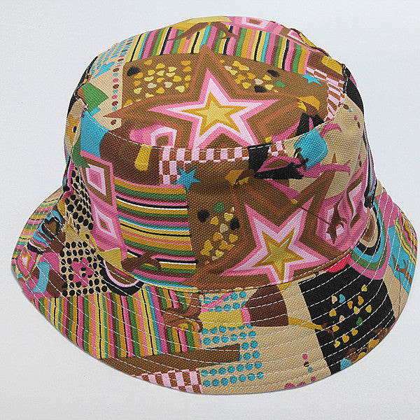 Women Cotton Floral Fishing Hat Boonie Bucket Summer Sun Cap Outdoor - GhillieSuitShop