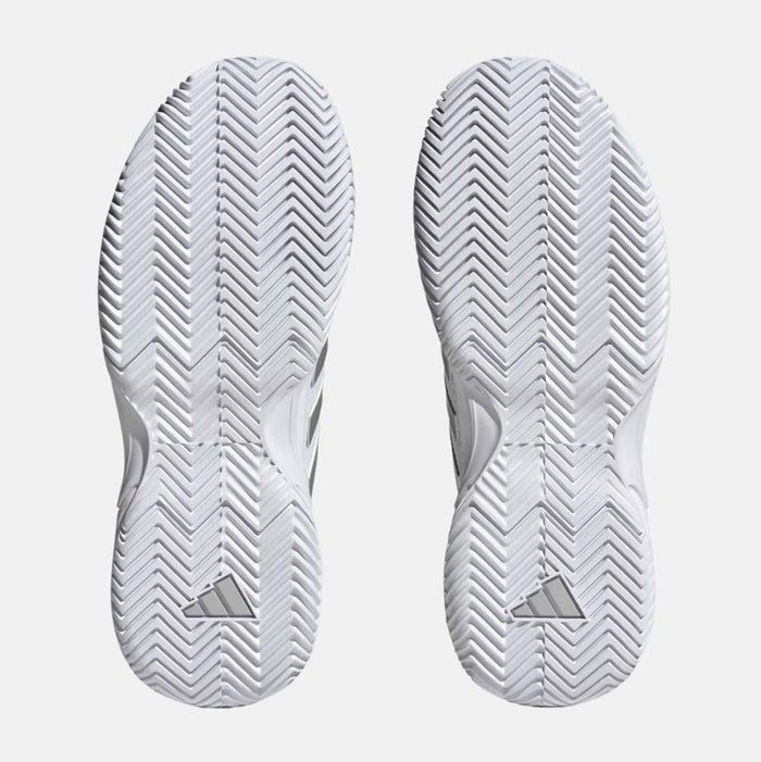 Women's Gamecourt 2.0 Tennis Shoes, Cloud White/Silver Metallic
