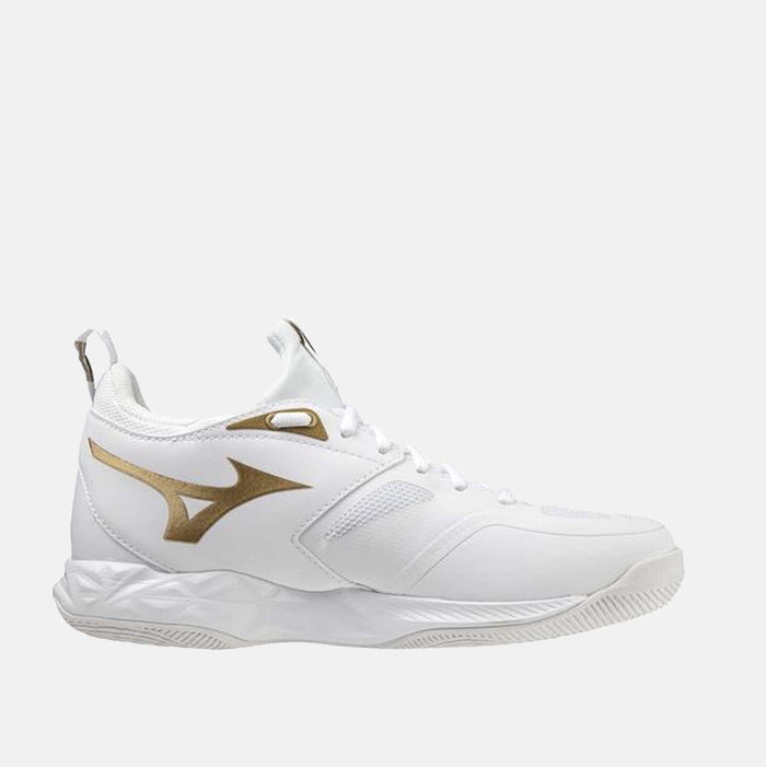 Side view of Women's Mizuno Wave Dimension Volleyball Shoe.