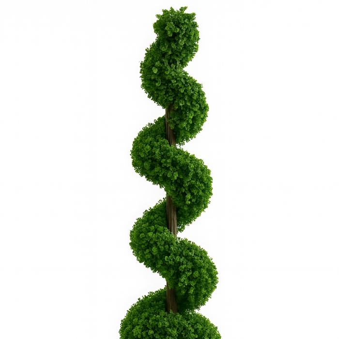Artificial Spiral Topiary Bonsai Tree