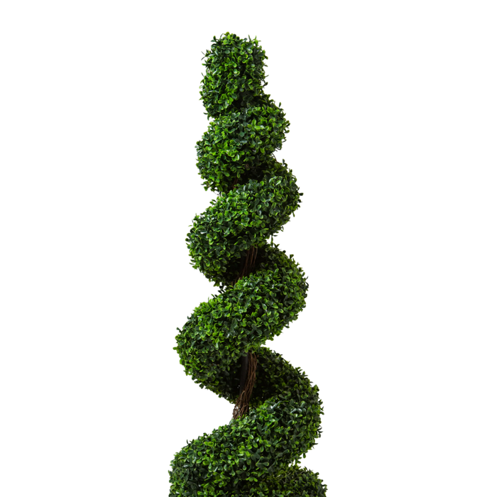 Artificial Spiral Topiary Bonsai Tree