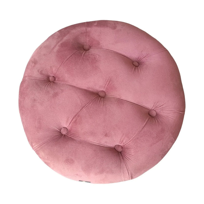 Wooden Twist Banquette Handmade Tufted Solid Wood Pouffe Ottoman - Wooden Twist UAE