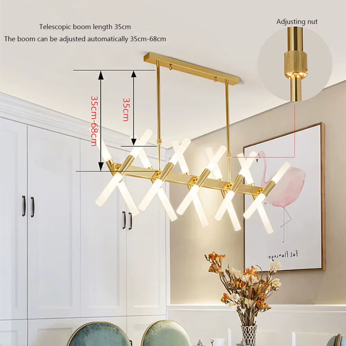 Modern branch chandelier