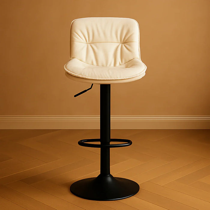 Wooden Twist Lunara 360° Swivel Cafe Bar Stool Chair Adjustable Counter Height with Backrest