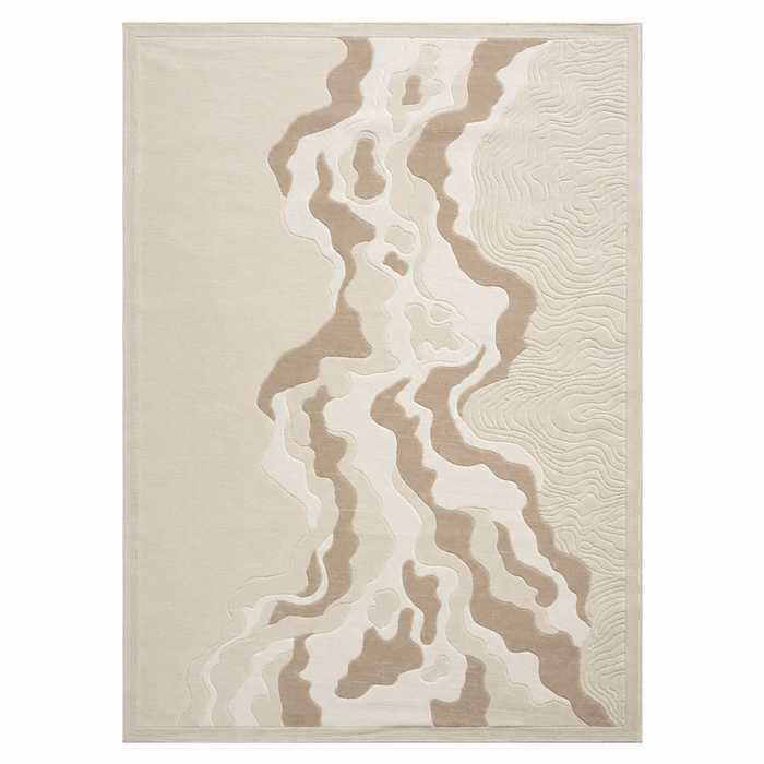 Wooden Twist Turkish area rug features - colourfast, water-repellent, flame-resistant, soil-repellent