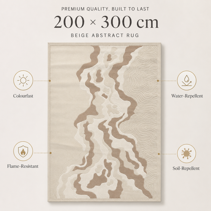 Wooden Twist Turkish area rug quality features - resilient construction, dust reduction, wear resistant, made in Turkey