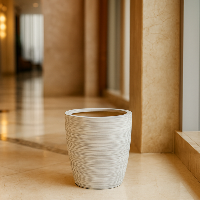 Planter Pot Striped Design