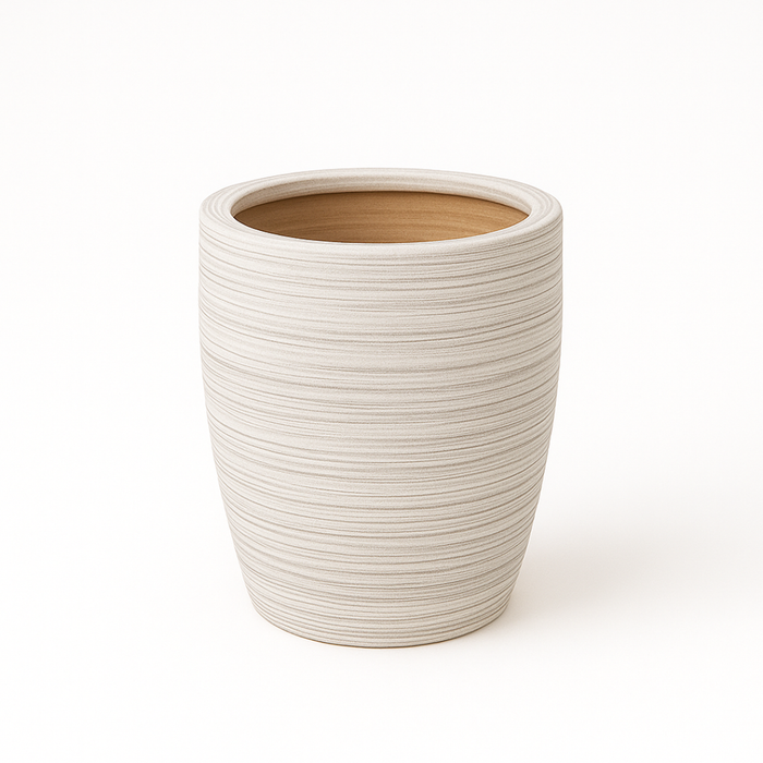 Planter Pot Striped Design