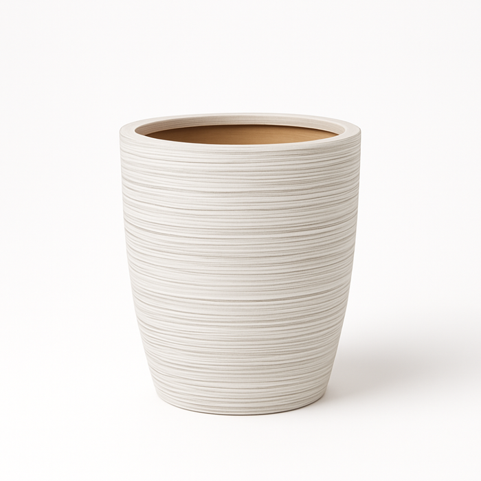 Planter Pot Striped Design