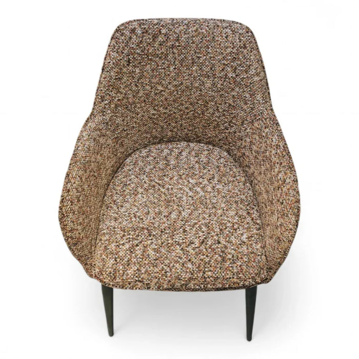 Wooden Twist Sklore Modern Dining Chair for Kitchen or Dining Room with Metal Legs