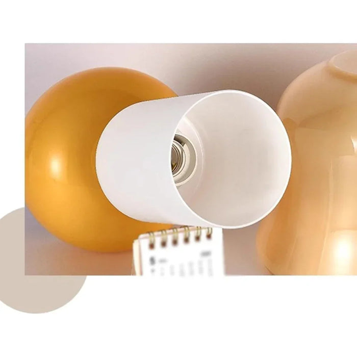 Bell Shape Glass Table Lamp