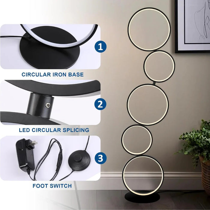 Modern Circle Floor Lamp