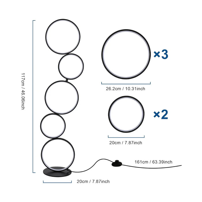Modern Circle Floor Lamp