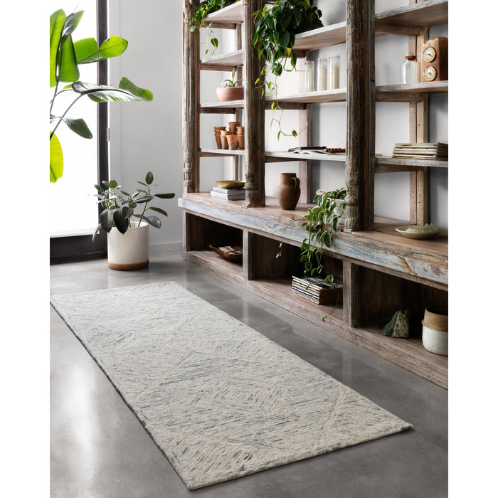 Rugs by Roo Loloi Ziva Sky Area Rug in size 2' 6" x 7' 6"